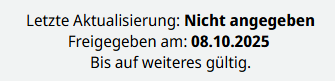 Datumsangabe im SuchClient ohne XZuFi Information