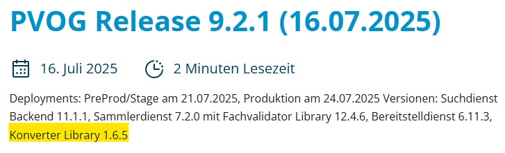 Darstellung des KonverterTags in der PVOG ReleaseNotes